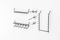 Set of 10 Walltech Garage Perforated Panel Hooks