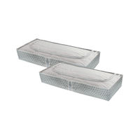 Missy Extra Flat Under Bed Storage Bag - Pack of 2