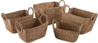 Set of 5 "Caracas" Woven Storage Baskets