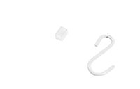 Set of 6 Walltech Utility Room S-Shape Storage Hooks