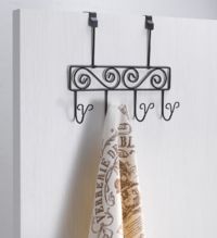 "Spires" 4 Hook Over Door Hanger