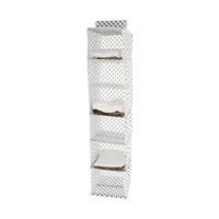 Tropic Hanging Clothes Organiser with 6 Compartments