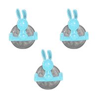 Turquoise Rabbit Funny Hook x 3