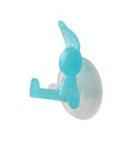 "Funny" Rabbit Suction Wall Hook - Turquoise