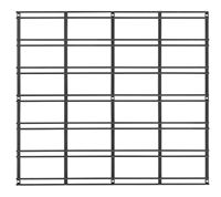 Walltech Garage Grid Support Frame