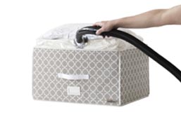 Rigid clothes storage boxes