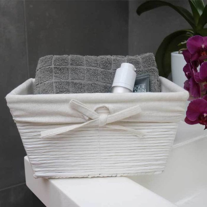 Kimo white paper basket