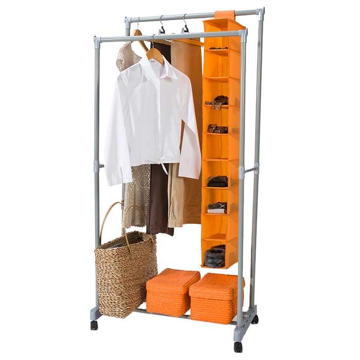 Set of Firmin clothes rail with hangers