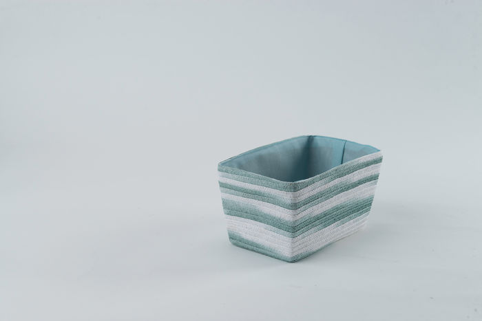 "Fidji" Storage Basket - Aqua Green 1 Compactor