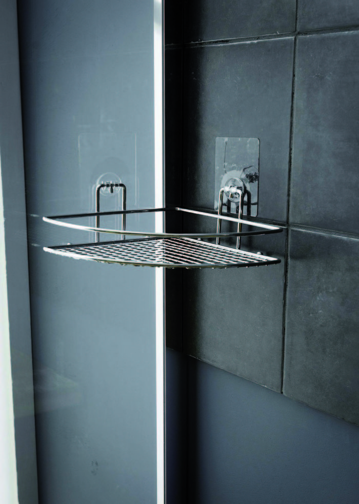 Bestlock Magic Wall Mountable Self Adhesive Corner Shelf 5 Compactor