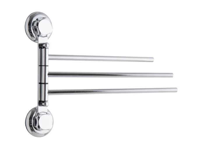 Bestlock Suction Wall Mountable 3-Arm Towel Rail 1 Compactor