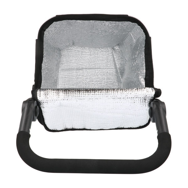 Black shopping trolley isothermal