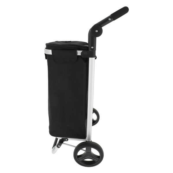 Black shopping trolley isothermal