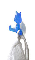 "Funny" Cat Suction Wall Hook - Blue 1 Compactor