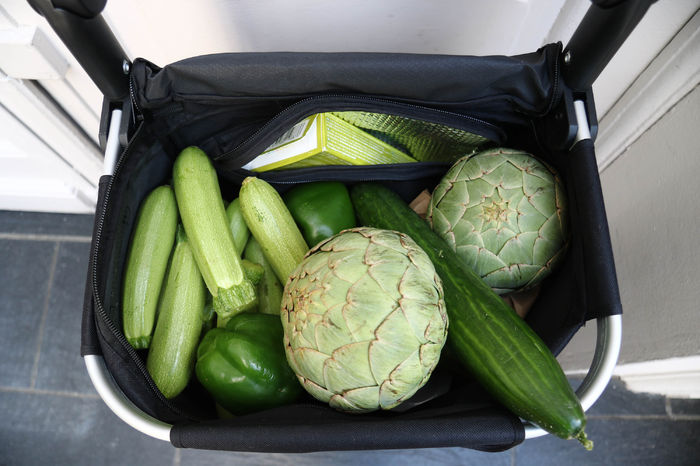 Brooklyn Shopping Trolley with insulated compartment