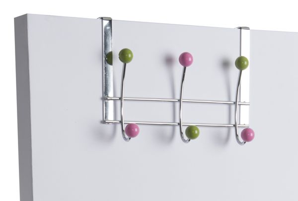 "Candies" 6 Hook Over Door Hanger 5 Compactor