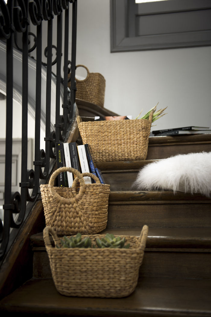 "Caracas" Small Woven Storage Basket 6 Compactor