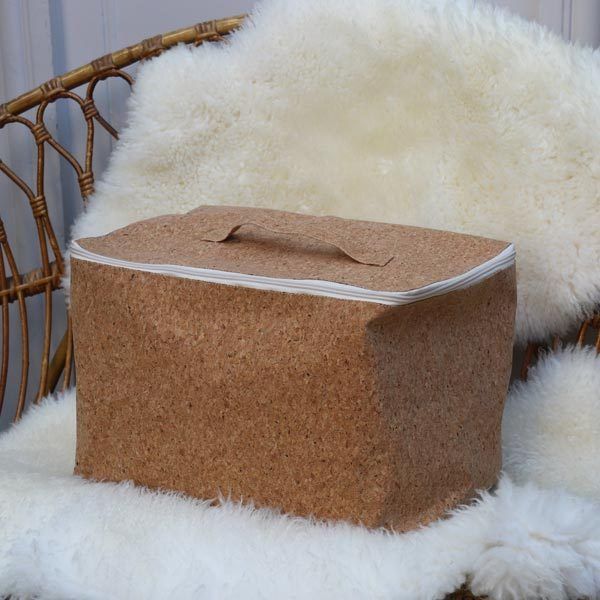 "Cork" zipped bag
