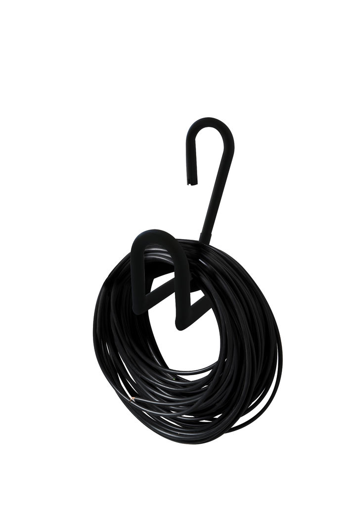 Walltech "Dock & Lock" Wall Mounted Cable/Hosepipe Hook 2 Compactor