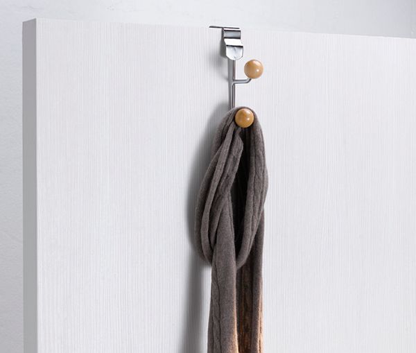 "Dual" Double Over Door Hanging Hook 1 Compactor