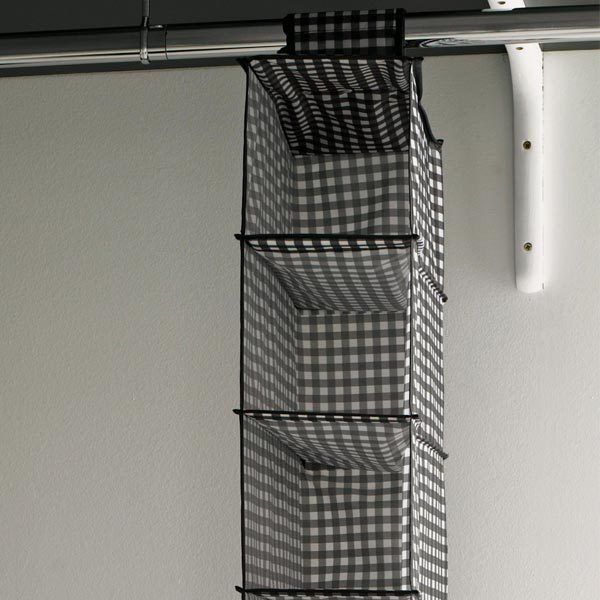 Vichy Hanging Organiser with 9 Compartments 2 Compactor