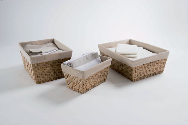 "Fiesta" Large Seagrass Storage Basket 5 Compactor