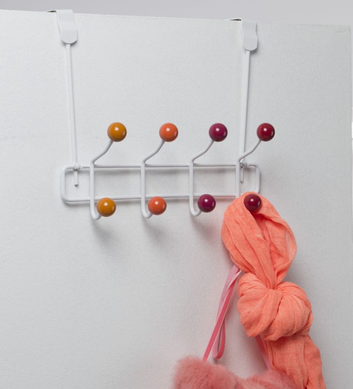 "Fuego" Steel 8 Hook Over Door Hanger 1 Compactor