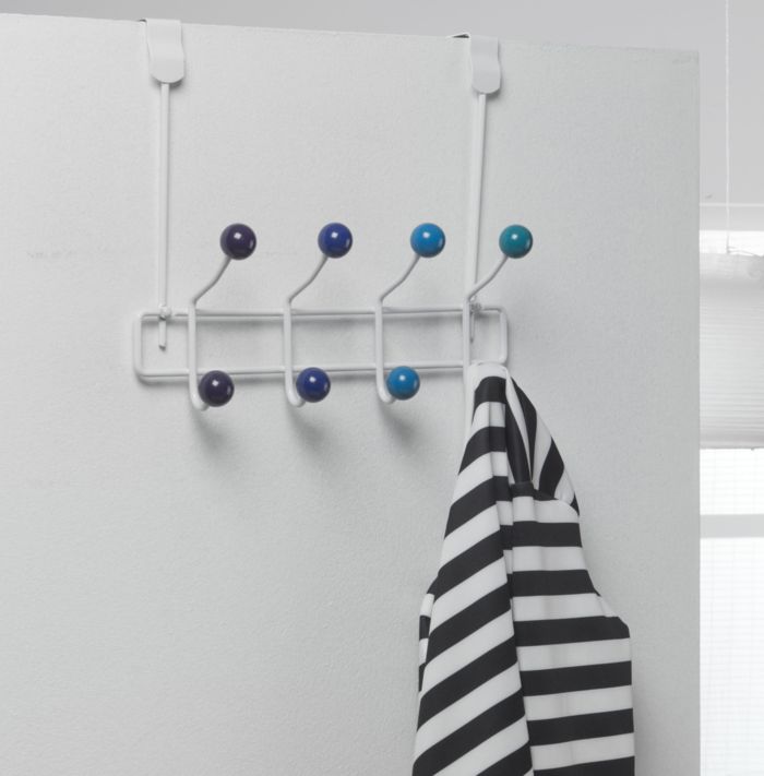 "Galaxy" 8 Hook Over Door Hanger 6 Compactor