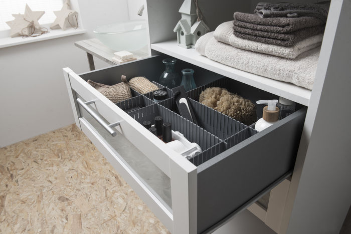 Free Drawer Dividers - Grey 8 Compactor