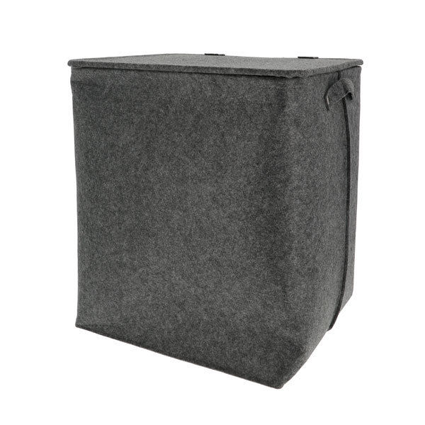 Grey laundry basket "Felt"