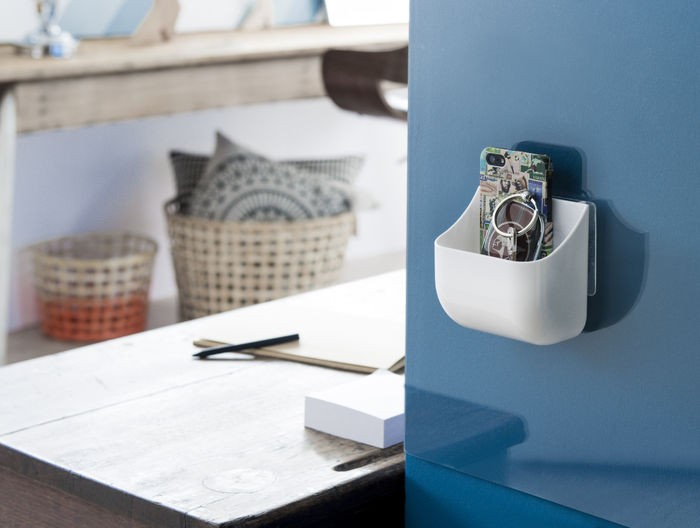 "Hang It" Wall Mountable Small Curved Home Storage Box 5 Compactor