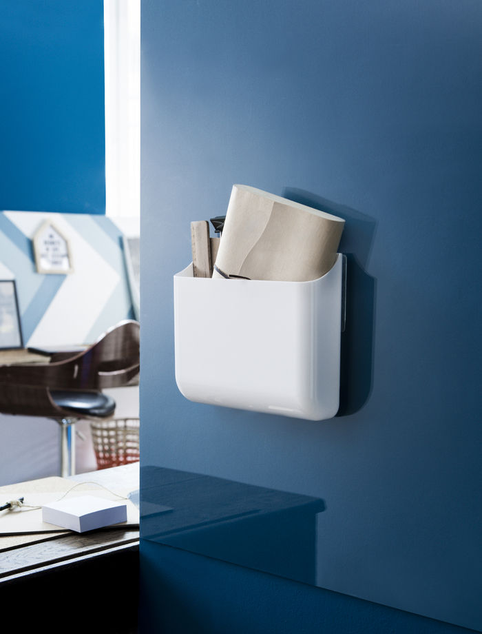 "Hang It" Wall Mountable Large Curved Home Storage Box 5 Compactor