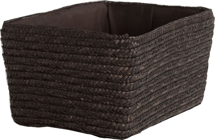 "Hawaii" Woven Storage Basket - Brown 1 Compactor