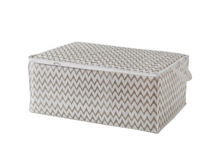 Ikat Beige Duvet and Clothes Storage Bag 1 Compactor