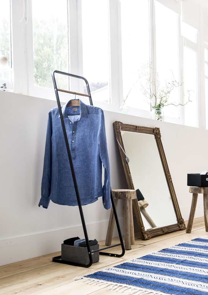 Ivar Single Metal Clothes Hanging Rail 5 Compactor