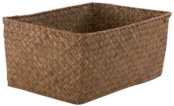 "Kito" Seagrass Storage Basket - Caramel 1 Compactor