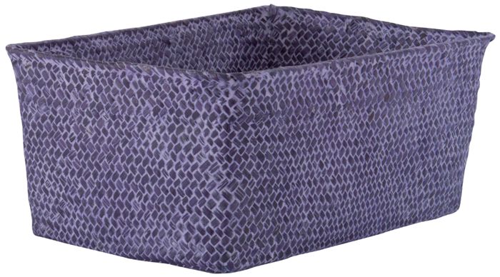 "Kito" Seagrass Storage Basket - Violet 1 Compactor
