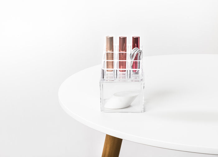 Lipstick Organiser - Transparent 5 Compactor