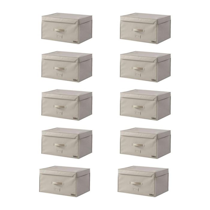 Set of 10 Rigid Compactor 2.0 Vacuum Storage Boxes - XL 1 Compactor