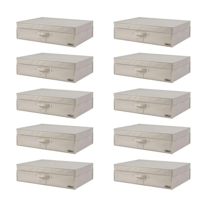 Set of 10 Underbed Compactor 2.0 Vacuum Storage Boxes - XXL 1 Compactor