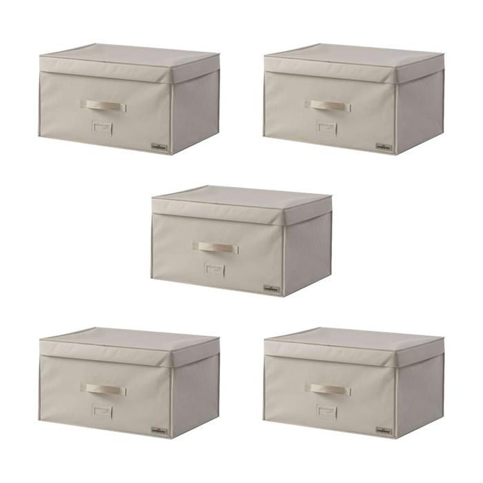 Set of 5 Rigid Compactor 2.0 Vacuum Storage Boxes - XL 1 Compactor
