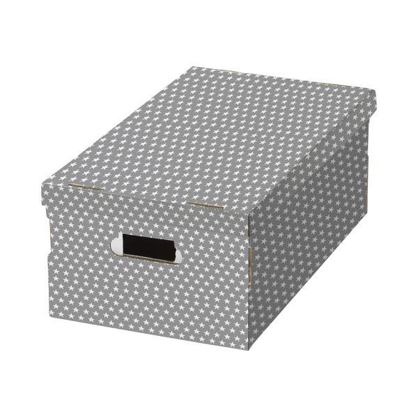 Set Of 2 Grey "Stars" Boxes 2 Compactor