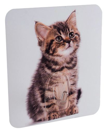 Cat "Magic Hook" Self Adhesive Storage Hook 1 Compactor