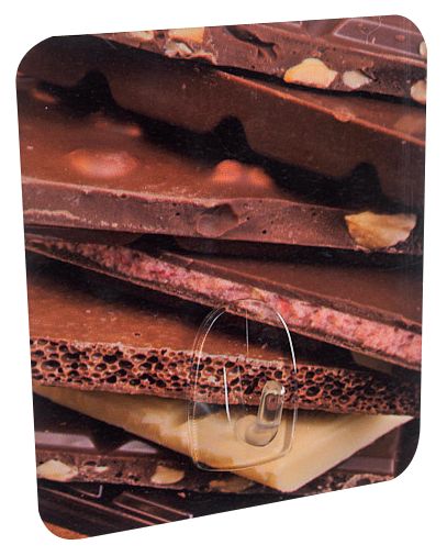 Chocolate "Magic Hook" Self Adhesive Storage Hook 1 Compactor