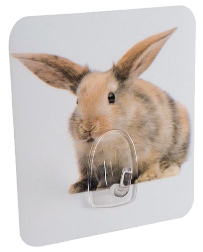 Rabbit "Magic Hook" Self Adhesive Storage Hook 1 Compactor