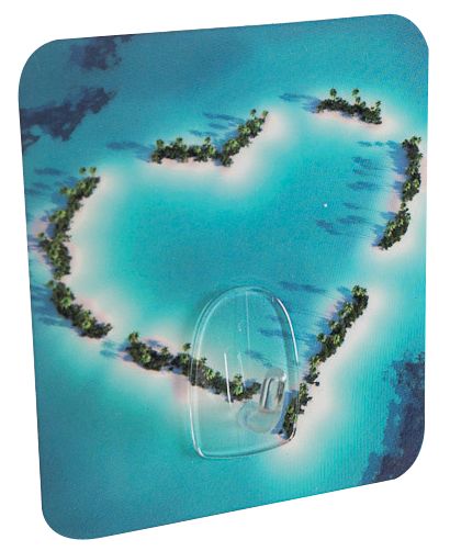 Tropical Island "Magic Hook" Self Adhesive Storage Hook 1 Compactor