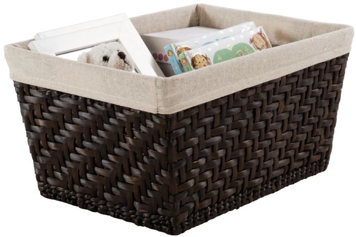 "Mambo" Medium Seagrass Storage Basket 2 Compactor