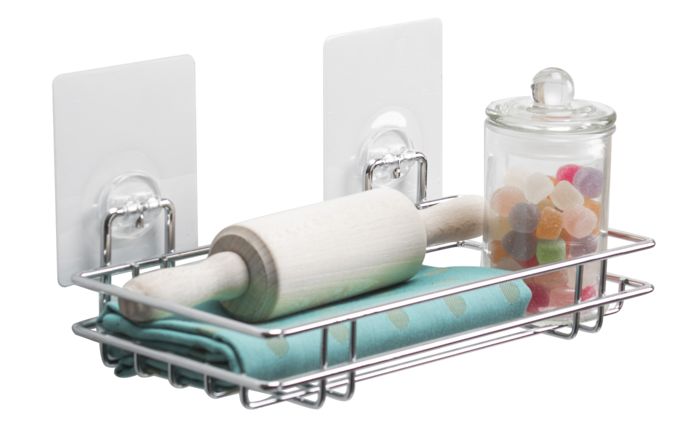 Bestlock Magic No Drilling Wall Mountable Kitchen Shelf Organiser 2 Compactor