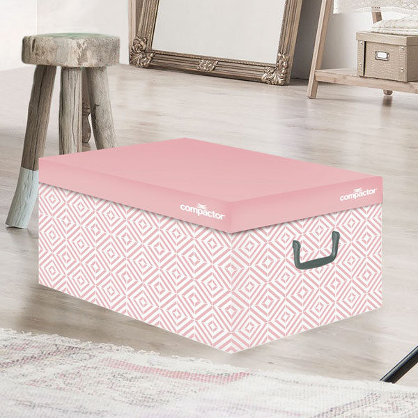 "Nordic" cardboard pink box | Compactor