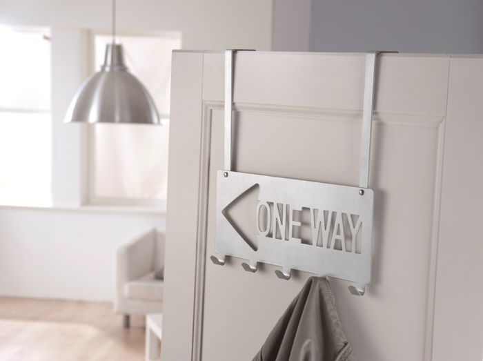 "One Way" door hanger 1 Compactor